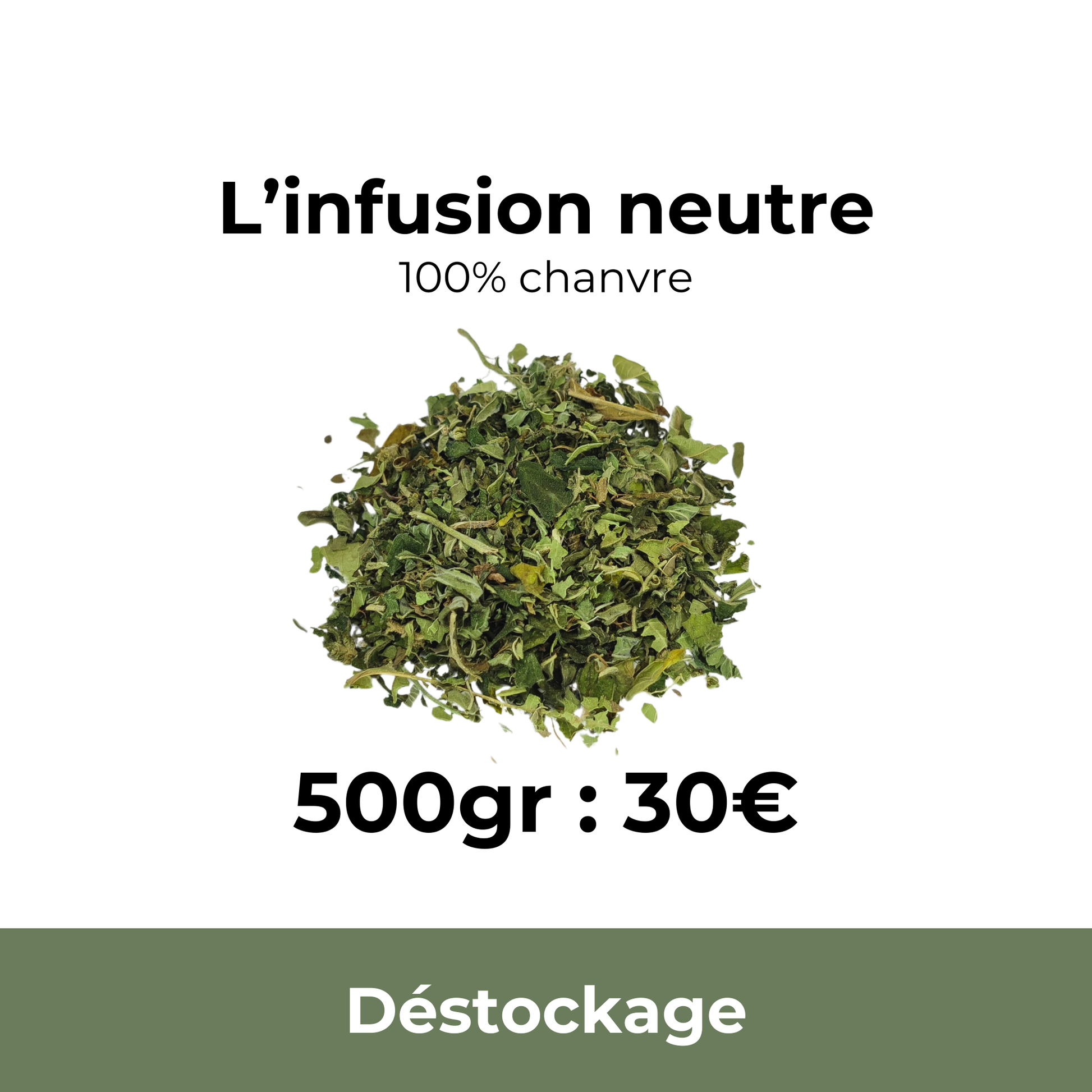 Infusion nature 100% chanvre - 500gr
