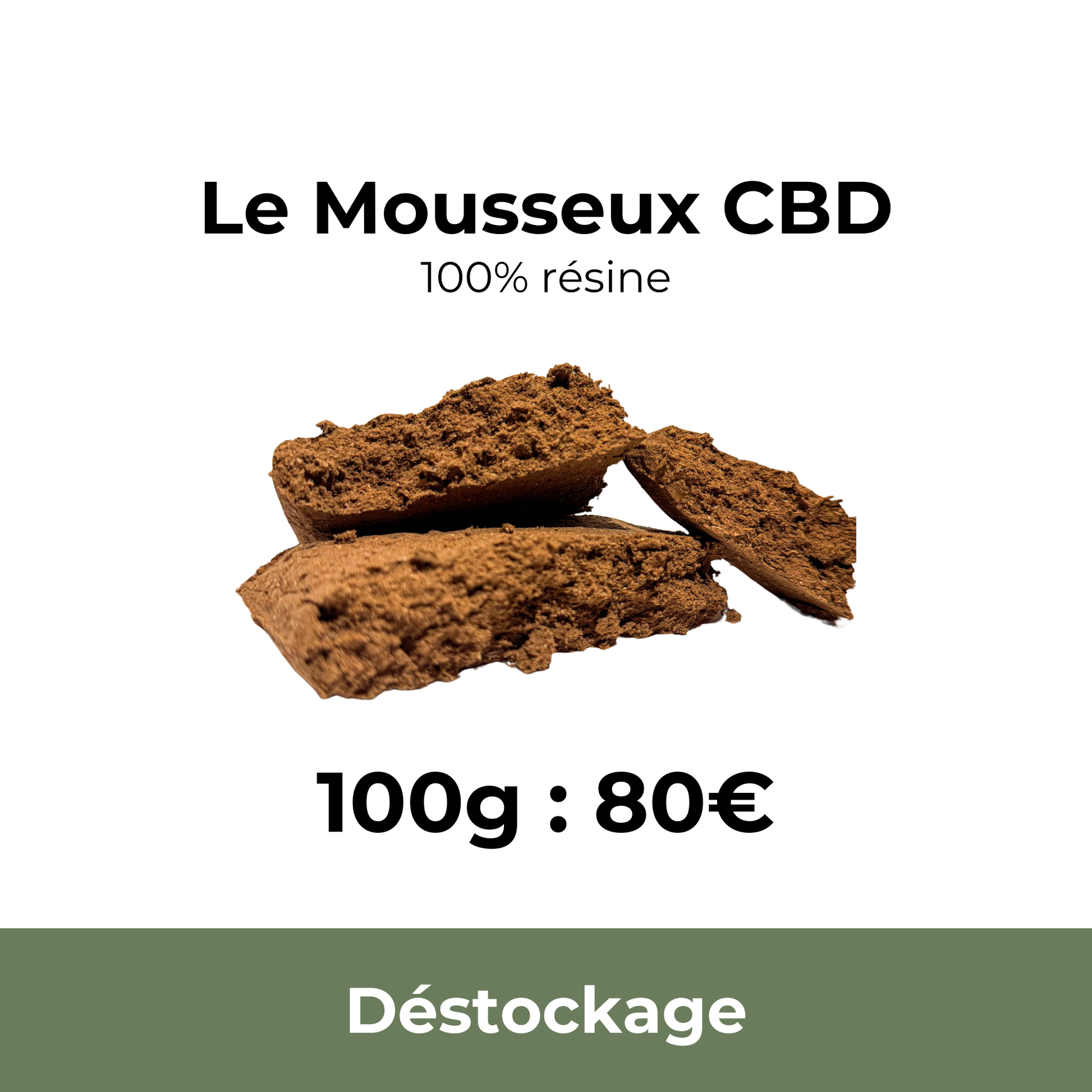 Résine Mousseux CBD - 100gr